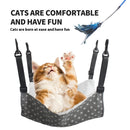 Lamb Fleece Cat Hanging Beds Pets Cage Hammock Bed For Kitten Hanging Seat Indoor Durable Winter Cat Bed Kitty Nest Puppy Cushion Pet Products